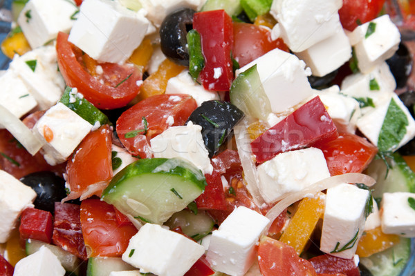 Greek salad Stock photo © RuslanOmega