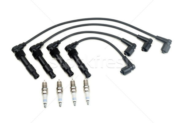 spark plugs, high-voltage wires Stock photo © RuslanOmega