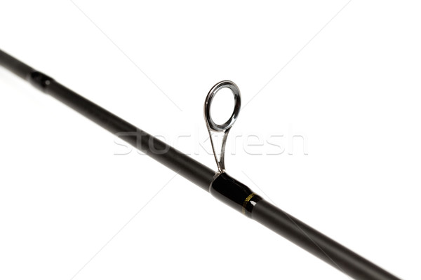 Fishing rod spinning ring for line close-up Stock photo © RuslanOmega