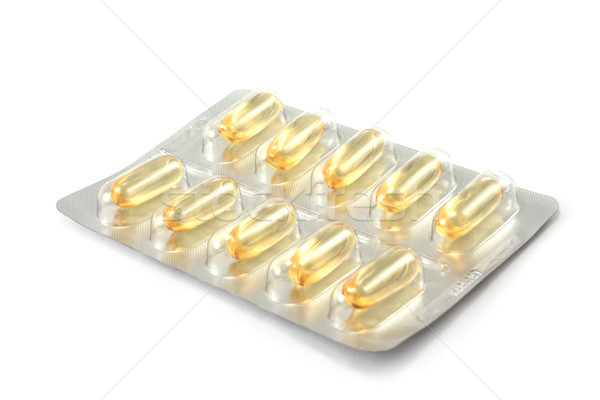 Stock photo: Packing the tablets 3