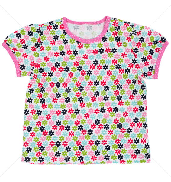 Camiseta floral patrón blanco Foto stock © RuslanOmega