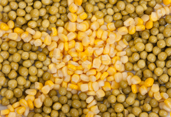 Yellow corn and green beans Stock photo © RuslanOmega