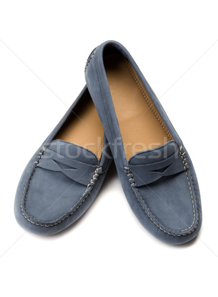 Blue suede shoes. Stock photo © RuslanOmega