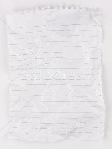 Papír darab levélpapír spirál Stock fotó © russwitherington