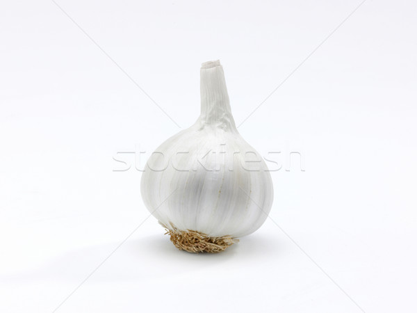 Knoblauch Hand Gemüse Stock foto © russwitherington