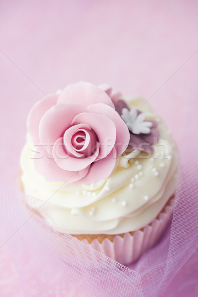 ślub odznaczony fioletowy cukru kwiaty Zdjęcia stock © RuthBlack