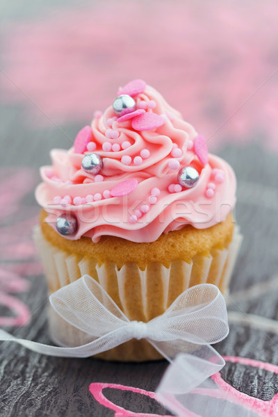 Pink cupcake Stock photo © RuthBlack