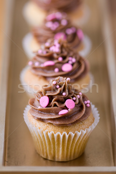 Ciocolată câmp roz dulce Imagine de stoc © RuthBlack