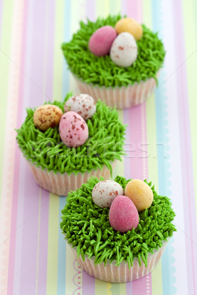 Stock photo: Easter cupcakes