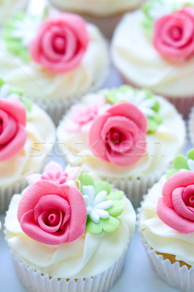 Mariage décoré rose sucre roses [[stock_photo]] © RuthBlack