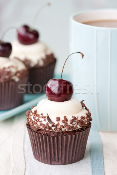 Black forest cupcakes Stock photo © RuthBlack