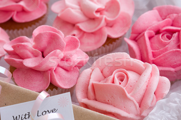 Cupcake gift box Stock photo © RuthBlack