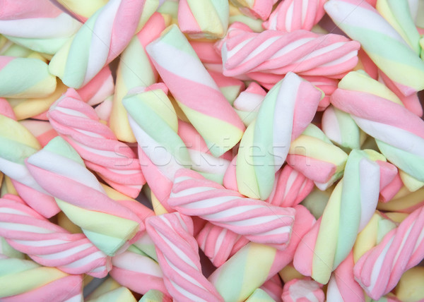 Malvavisco alimentos verde dulces blanco Foto stock © RuthBlack