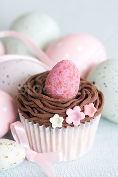 Stockfoto: Pasen · ingericht · bloemen · voorjaar · kinderen