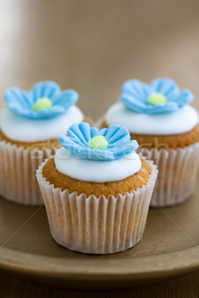 Mini flower cupcakes Stock photo © RuthBlack