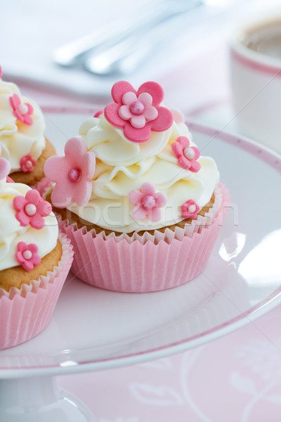 Flower cupcakes Stock photo © RuthBlack