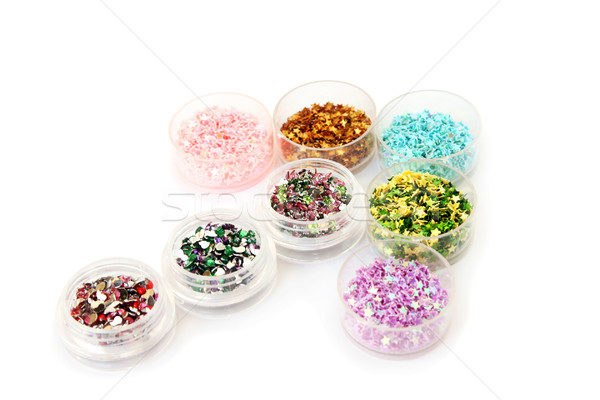 Nail glitters Stock photo © ruzanna