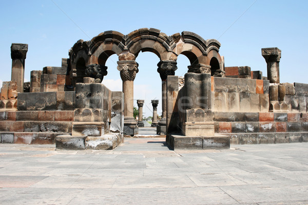 Catedral ruinas Armenia unesco mundo patrimonio Foto stock © ruzanna