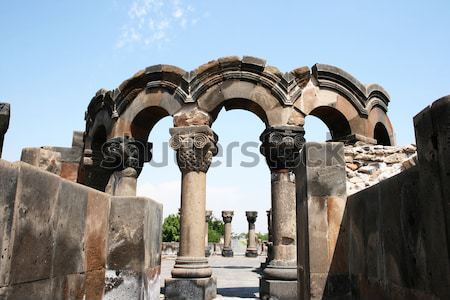 Cattedrale rovine Armenia unesco mondo patrimonio Foto d'archivio © ruzanna