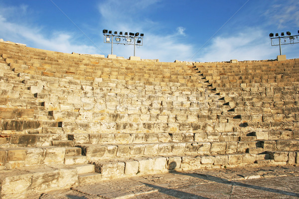 Ancient amphitheater in Kourion Stock photo © ruzanna