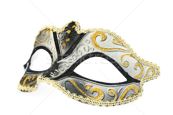 Karneval Maske isoliert weiß abstrakten Reise Stock foto © ruzanna