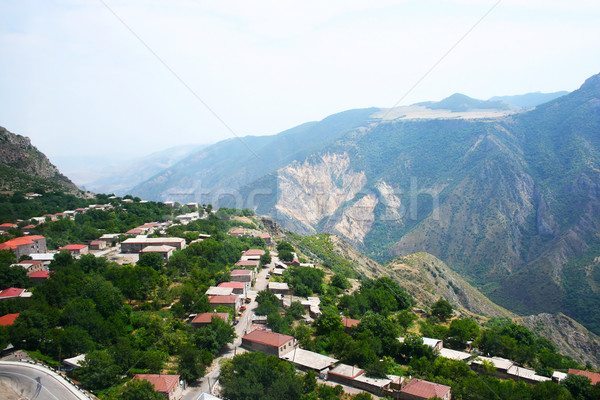 Montagne village vue altitude Arménie ciel [[stock_photo]] © ruzanna