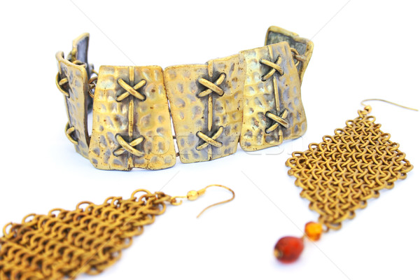 Bracelet and earrings Stock photo © ruzanna