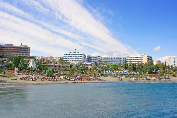 Tropicales ville plage plage tropicale ciel eau [[stock_photo]] © ruzanna