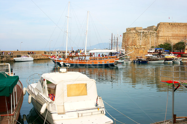 Kyrenia old port Stock photo © ruzanna