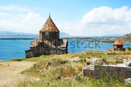 Seagull on lake Sevan Stock photo © ruzanna