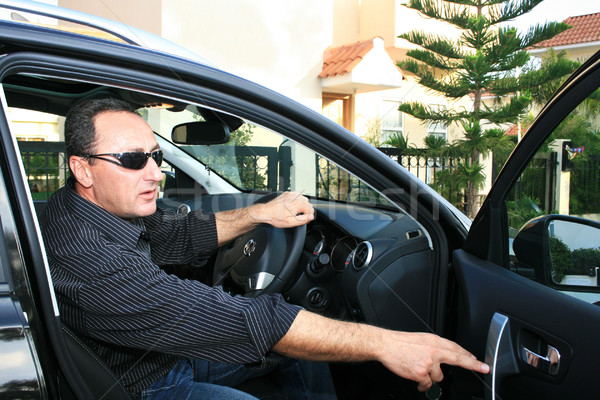 Man in car Stock photo © ruzanna