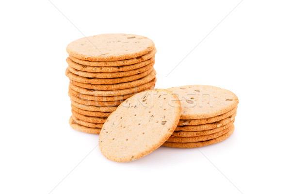 Cookie-uri izolat alb alimente desert Imagine de stoc © ruzanna