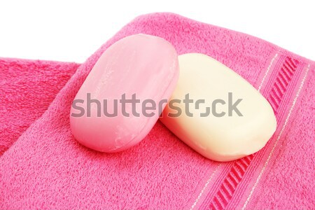 Towels and soaps Stock photo © ruzanna