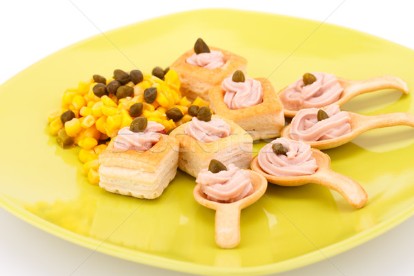 Fish cream in pastries Stock photo © ruzanna