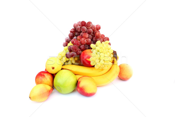 Gyümölcsök izolált fehér étel természet alma Stock fotó © ruzanna