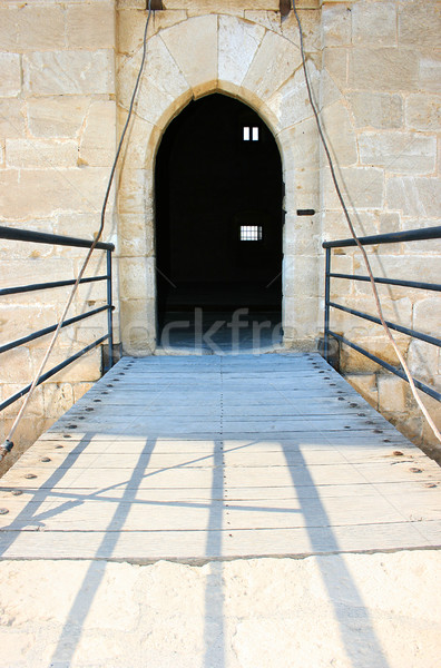 Kale önemli kale ortaçağ örnek askeri Stok fotoğraf © ruzanna