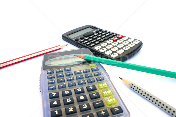 Calculators and pencils Stock photo © ruzanna