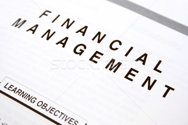 Stock photo: Financial document