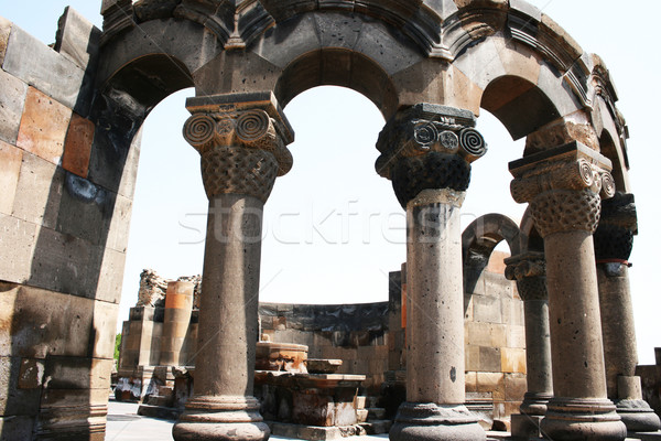 Katedry ruiny Armenia unesco świat dziedzictwo Zdjęcia stock © ruzanna