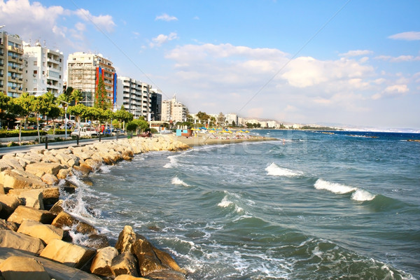 Tropicales ville plage public nuages nature [[stock_photo]] © ruzanna