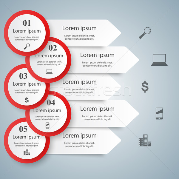 Сток-фото: аннотация · 3D · Цифровая · иллюстрация · бизнеса · Инфографика