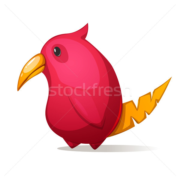 Cartoon смешные Cute птица большой клюв Сток-фото © rwgusev