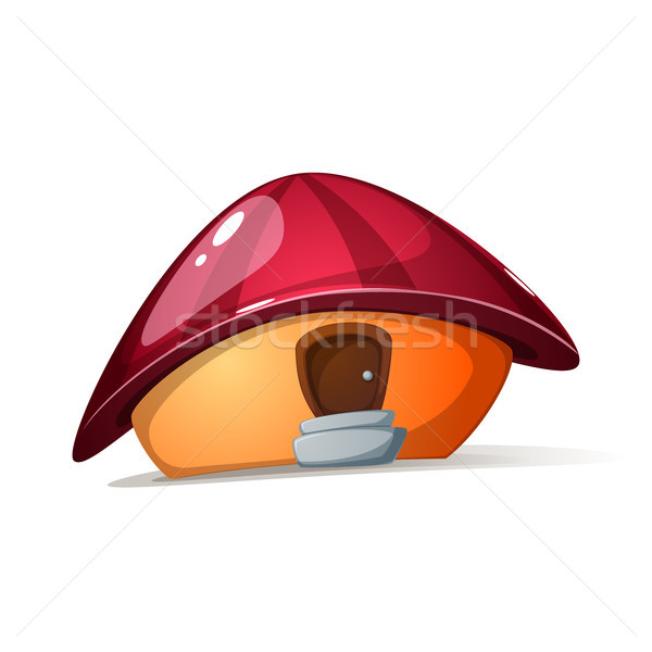 Cartoon mushroom house. Glare and shadow. vector illustration © rwgusev (#8725637) | Stockfresh Cartoon mushroom house. Glare and shadow. vector illustration © rwgusev (#8725637) | Stockfresh