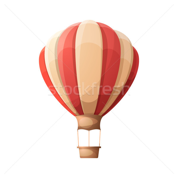 Cartoon air balloon. Stock photo © rwgusev