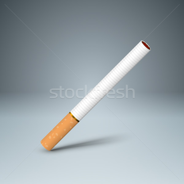 Business illustration of a cigarette and harm. Stock photo © rwgusev