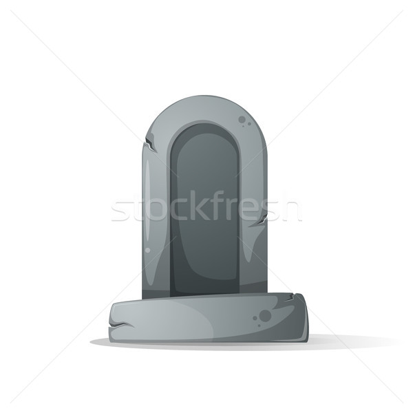 grave, coffin illustration. Shadow and glare. Stock photo © rwgusev