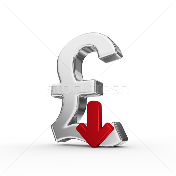 Falling pound currency Stock photo © rzymu