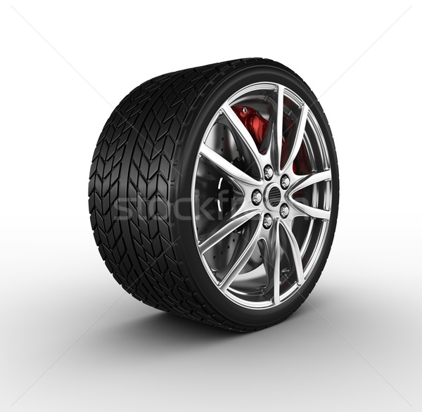 Tire with alloy wheel Stock photo © rzymu