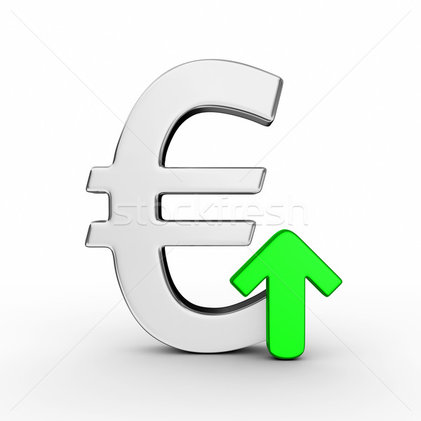 ストックフォト: ユーロ · 通貨 · 3dのレンダリング · お金 · 市場 · グラフィック