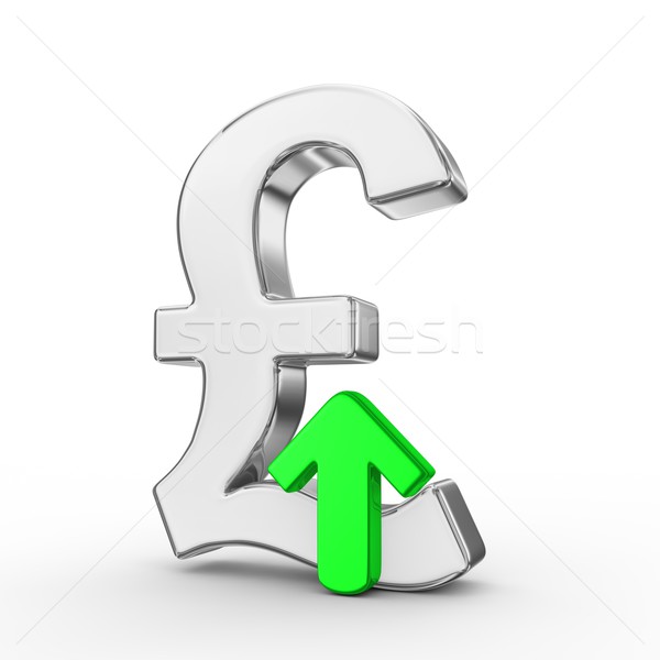 Raising pound currency Stock photo © rzymu